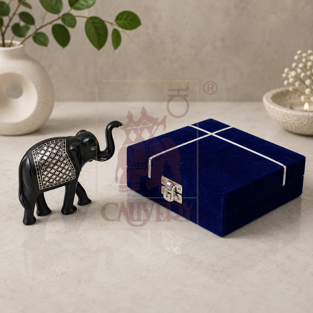 Bidri Elephant Trunk Up 4"