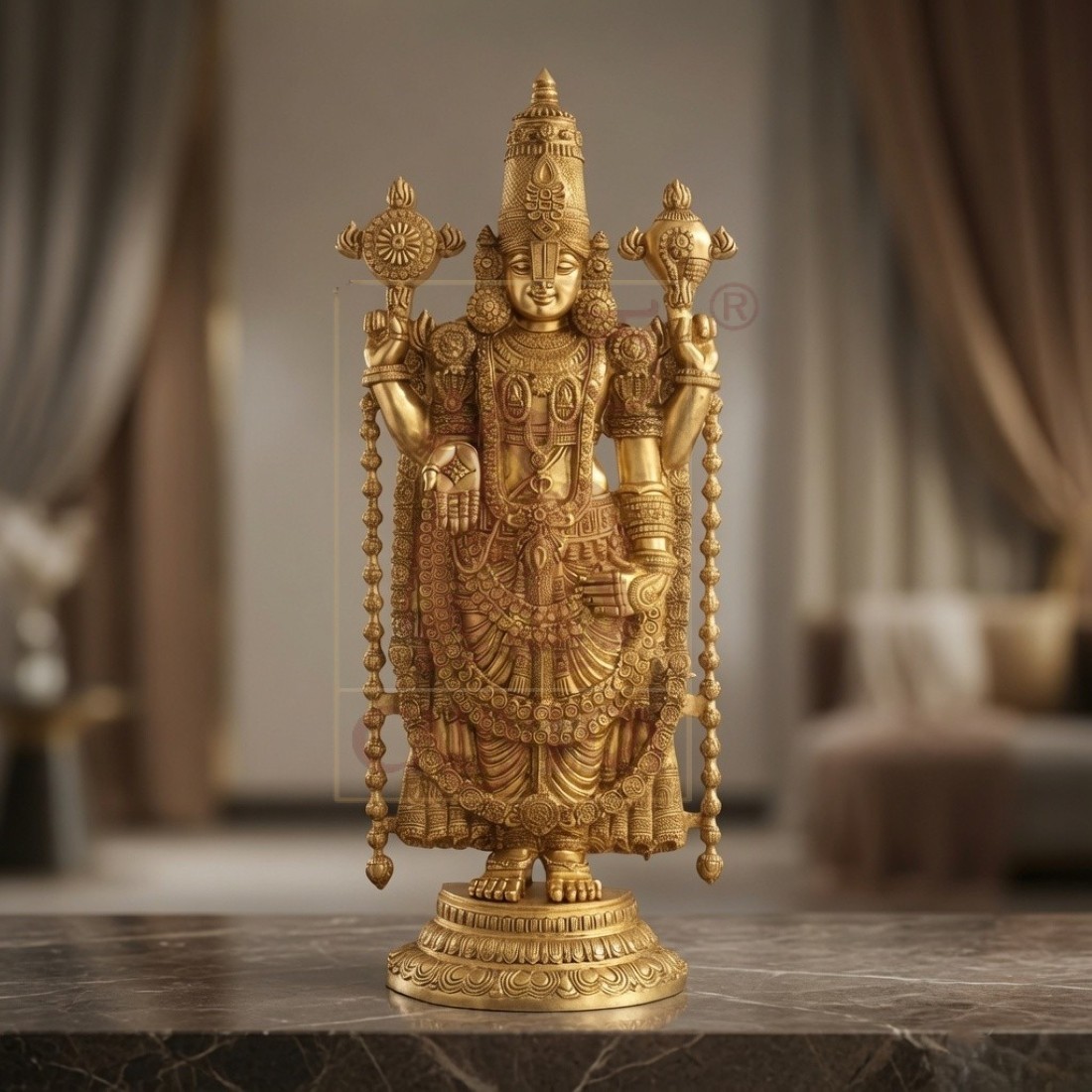 Brass Balaji Standing On Base 47
