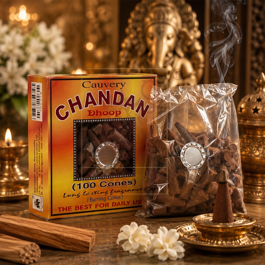 Chandan Dhoop (100 cones)