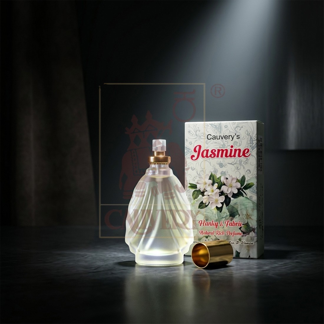 Jasmine Hanky & Fabric, Natural Rich Perfume(60ml)