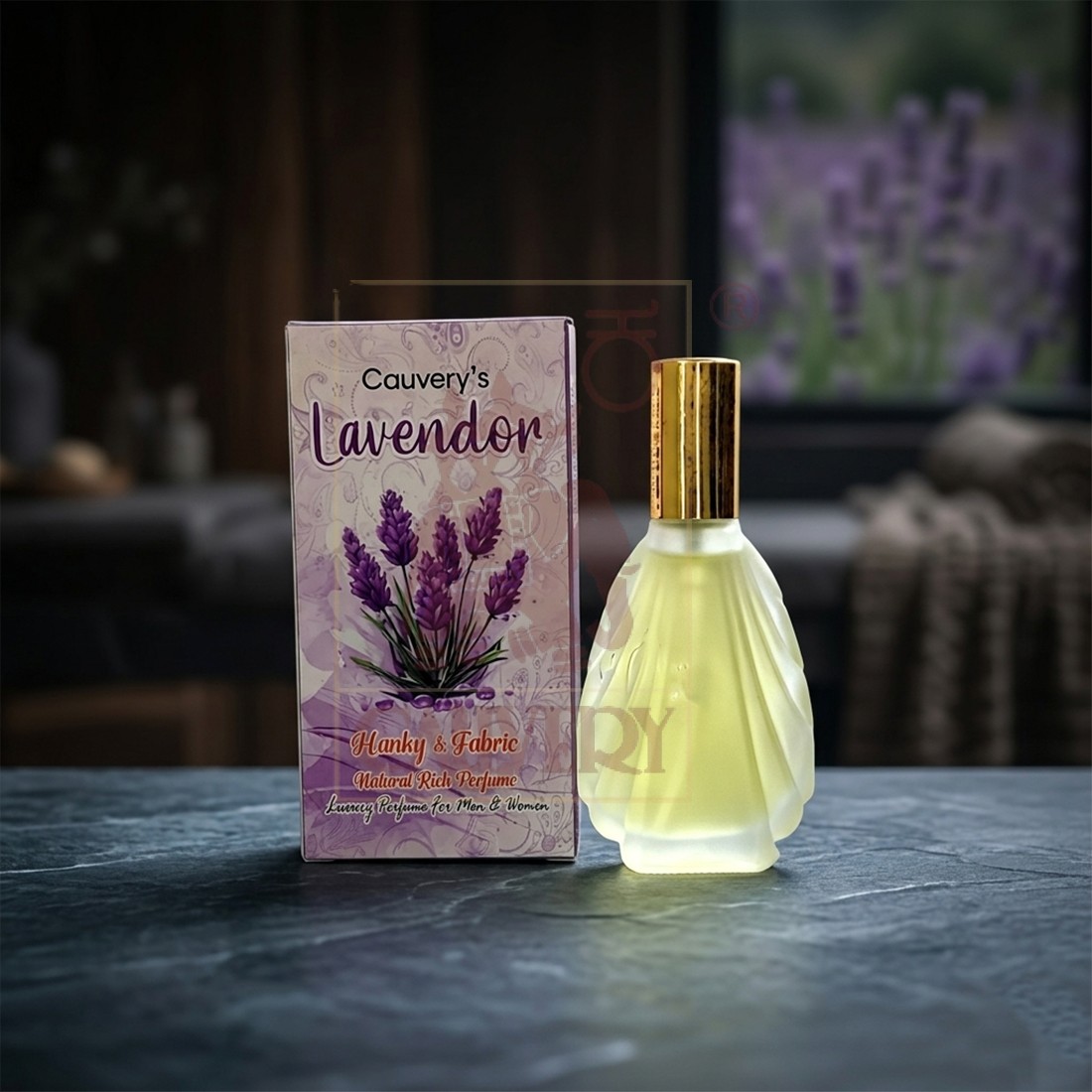 Lavender Hanky & Fabric, Natural Rich Perfume(60ml)