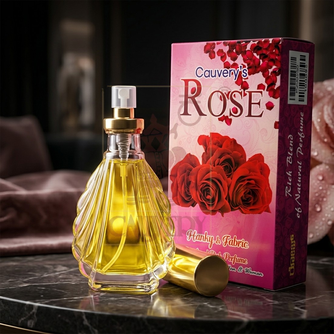Rose Hanky & Fabric, Natural Rich Perfume(30ml)