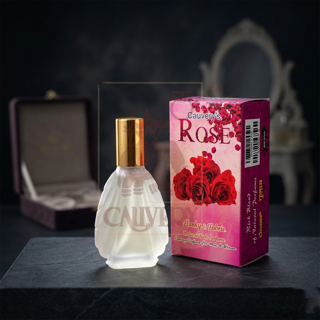 Rose Hanky & Fabric, Natural Rich Perfume(60ml)