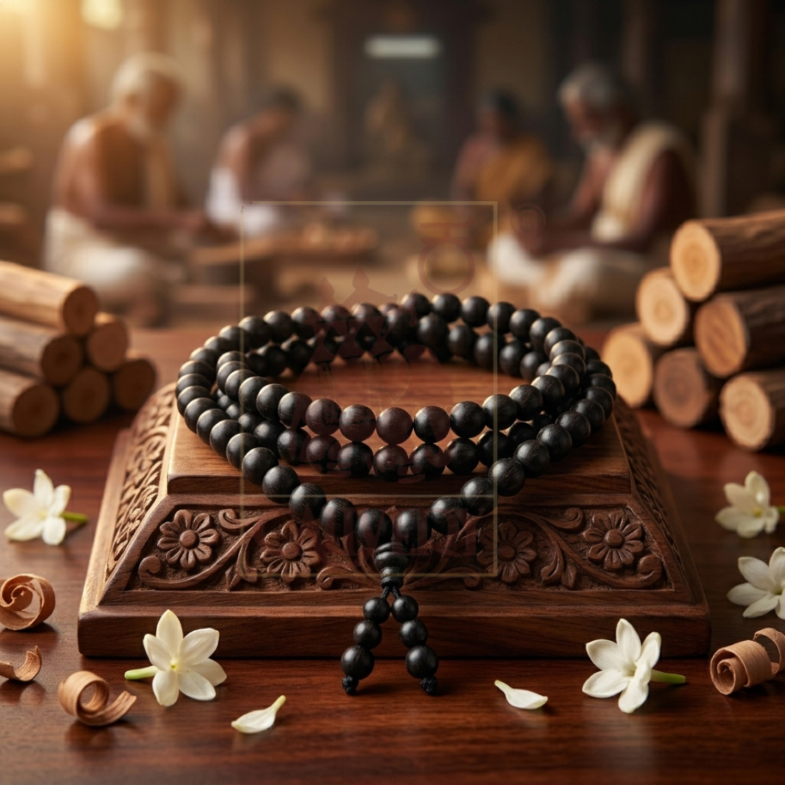 Ebony Japamala (108 Beeds) 10mm