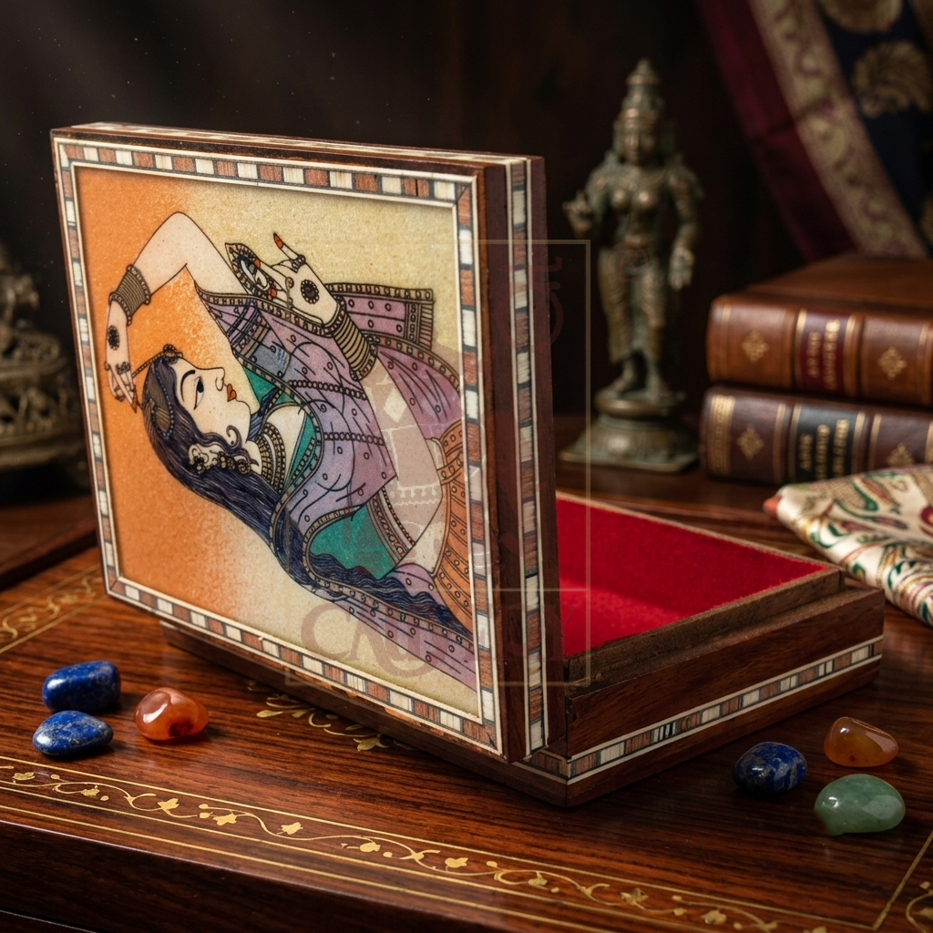 Gem Stone Box 5"x4"