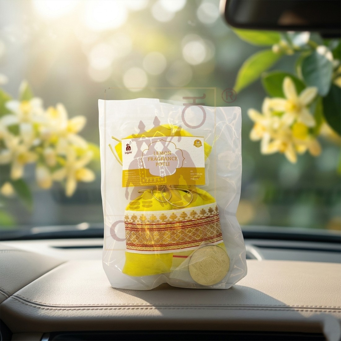 Lemon Fragrance Potli (Air Freshener)