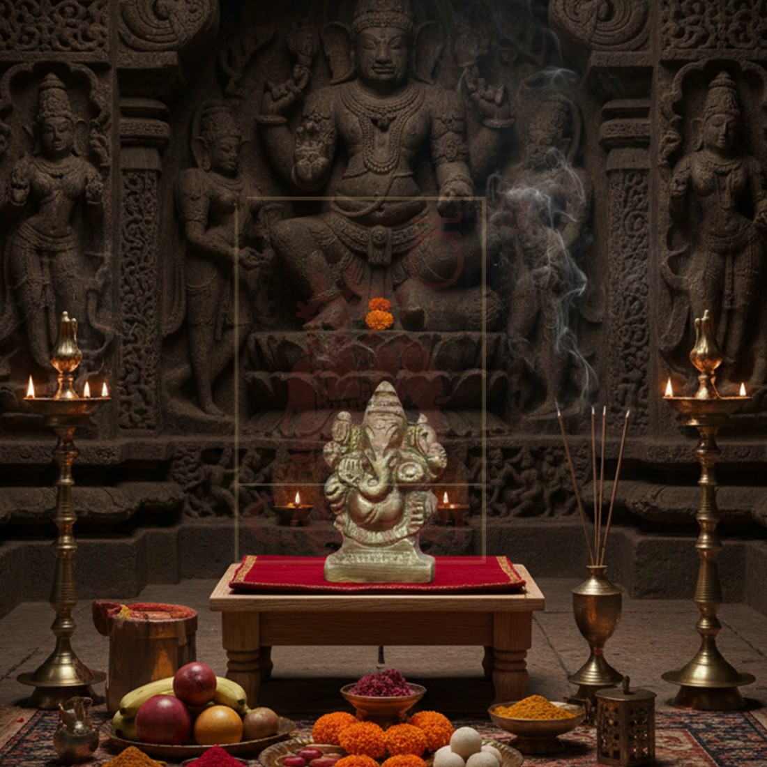 Bronze Ganesha Fig 1.5"