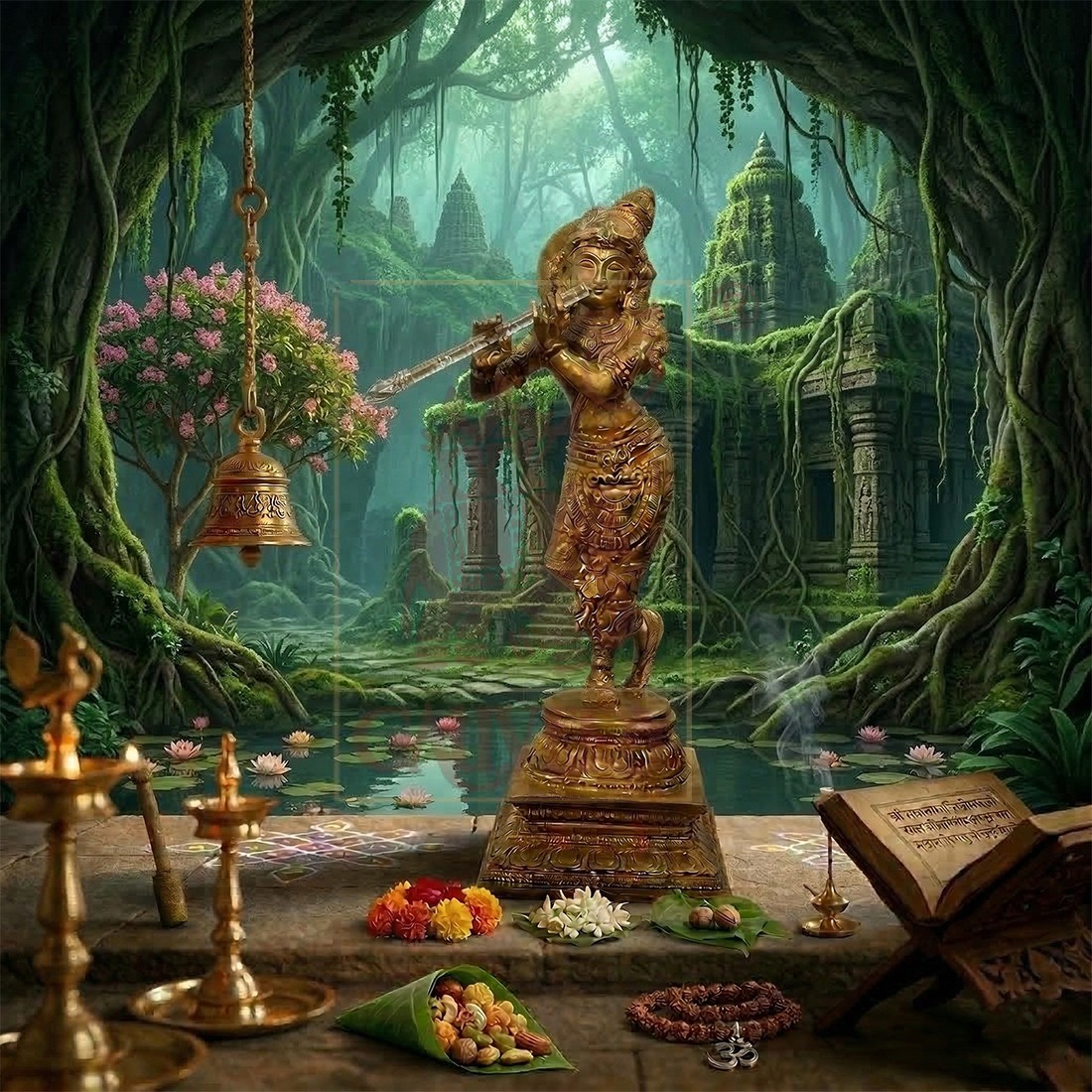 Bronze Krishna