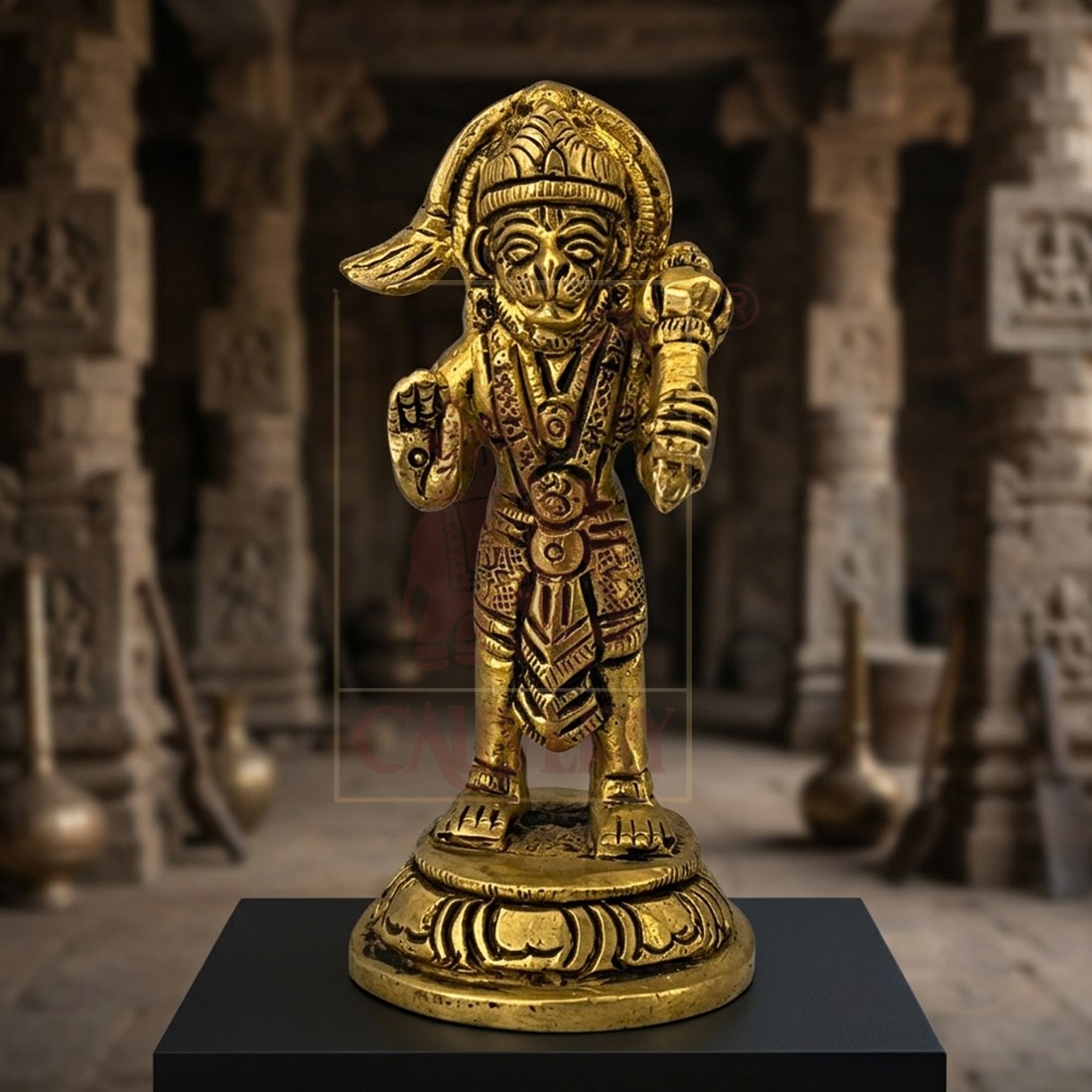 Brass Hanuman 4.3