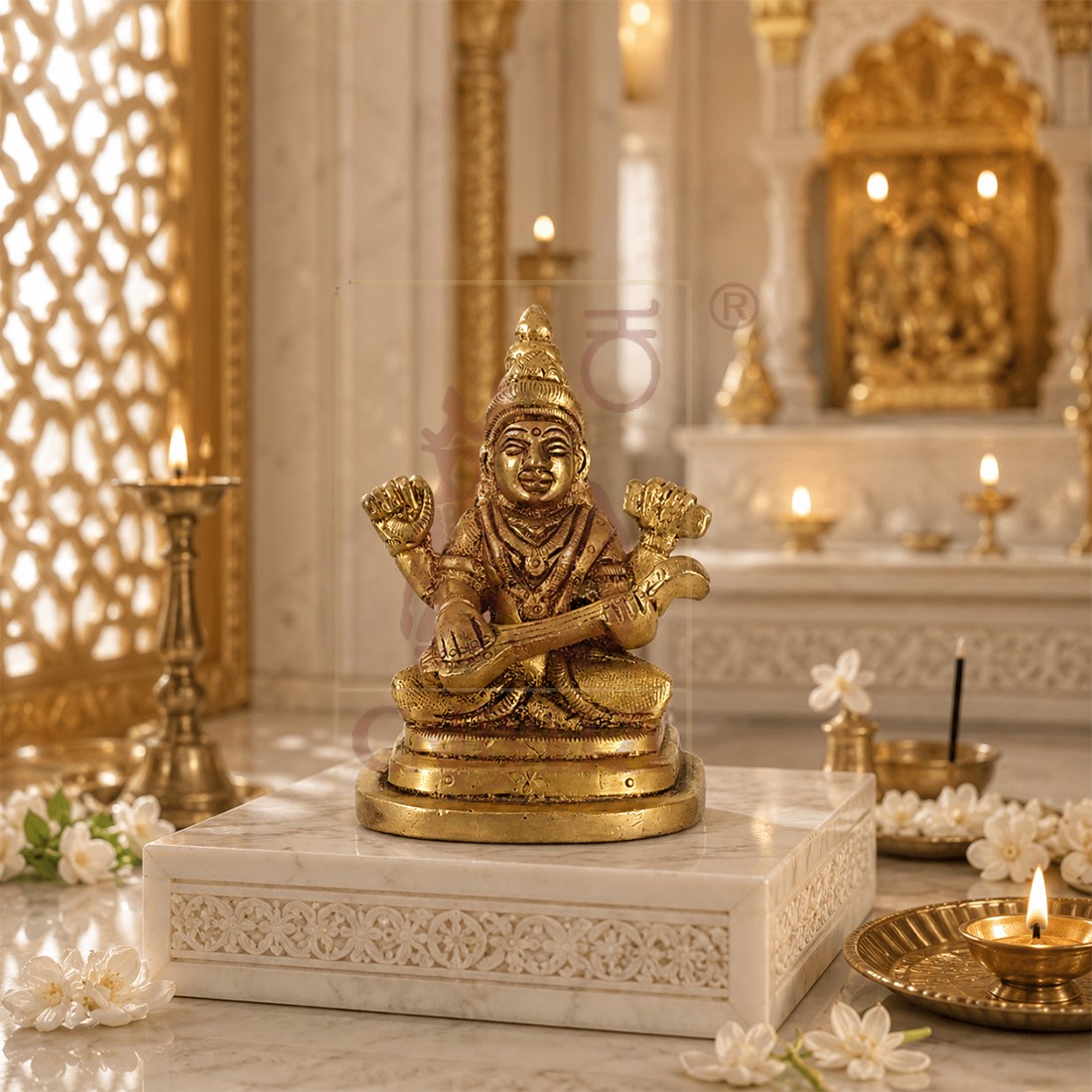Brass Saraswathi 5