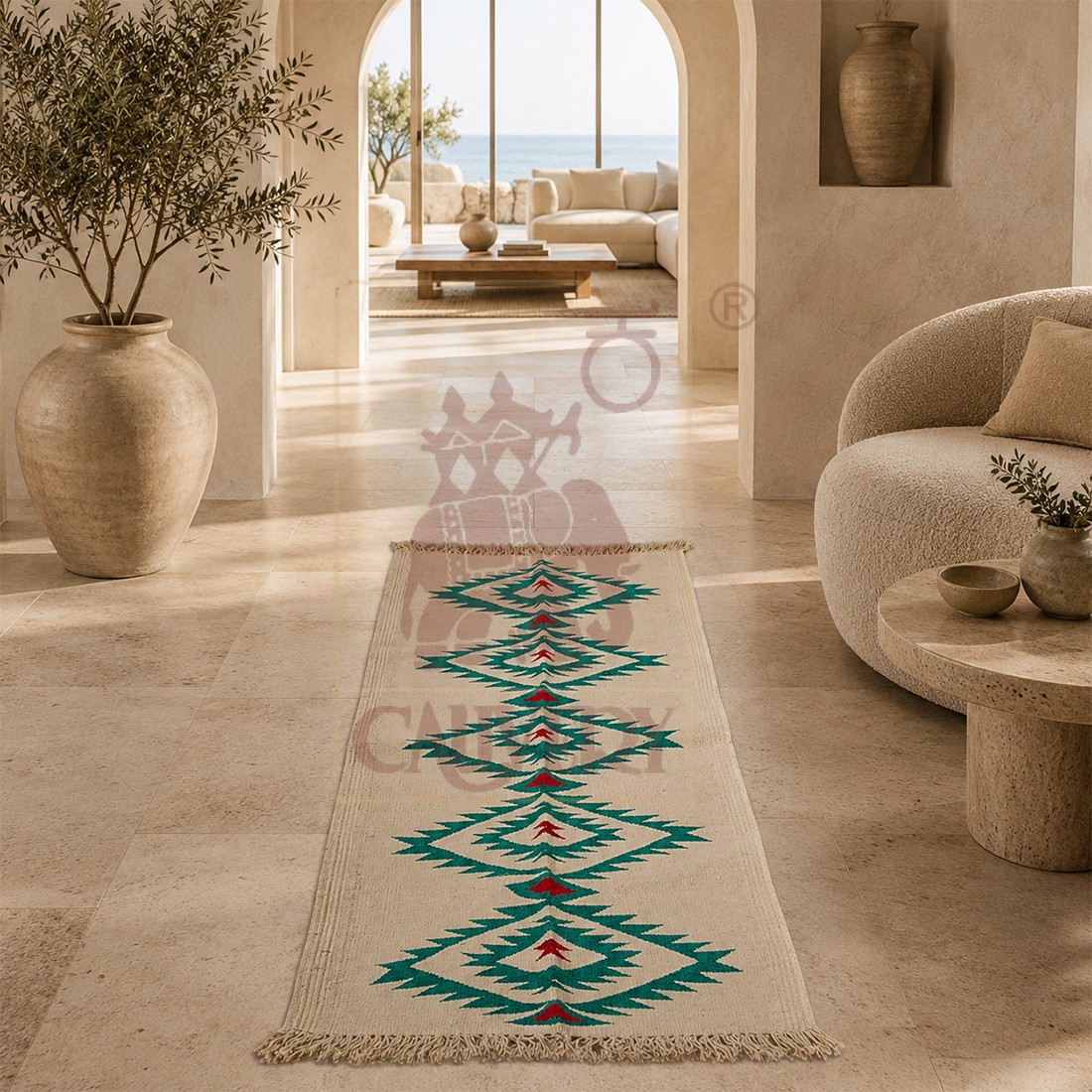 Navalgund Carpets 1.5'X5'