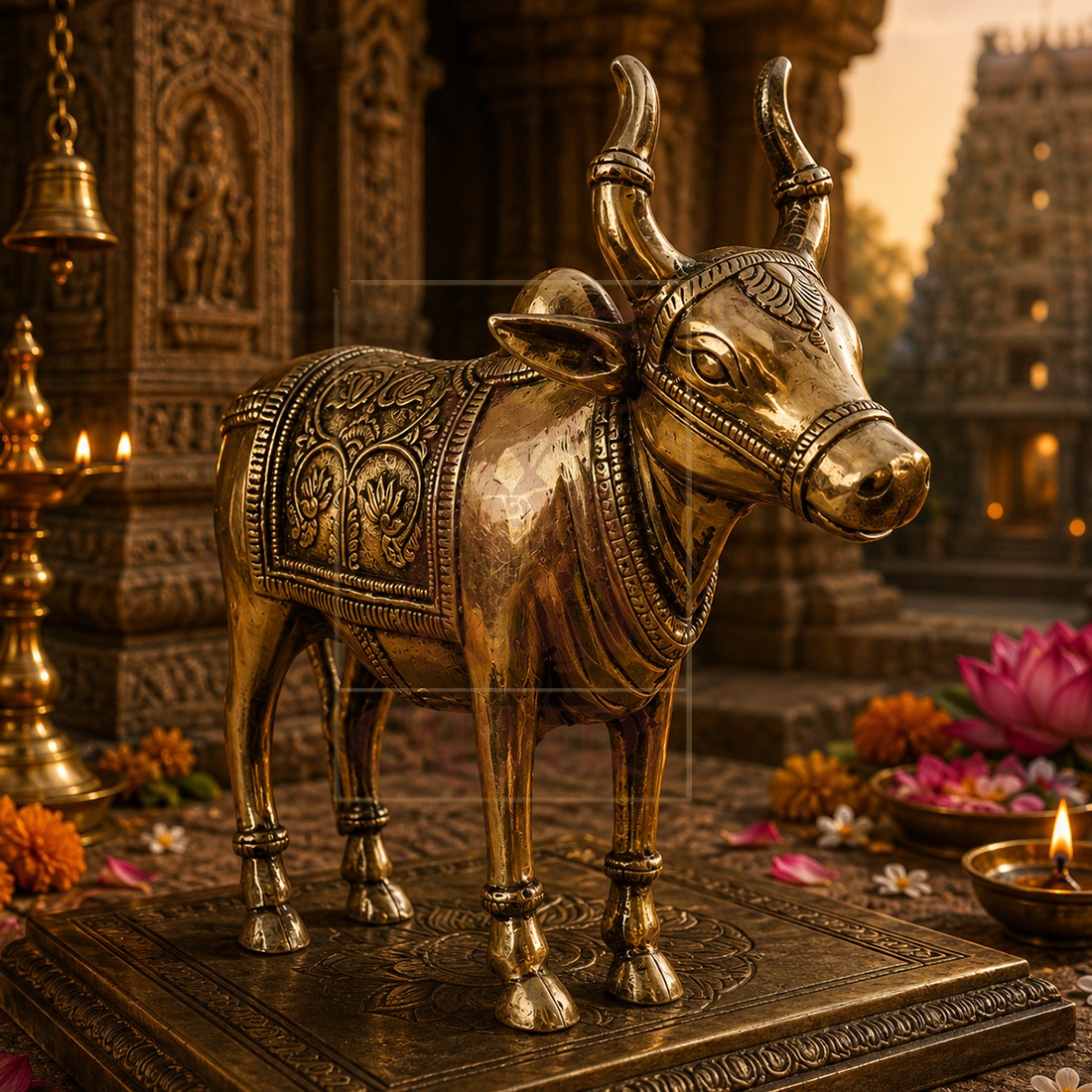 Brass Nandi 8