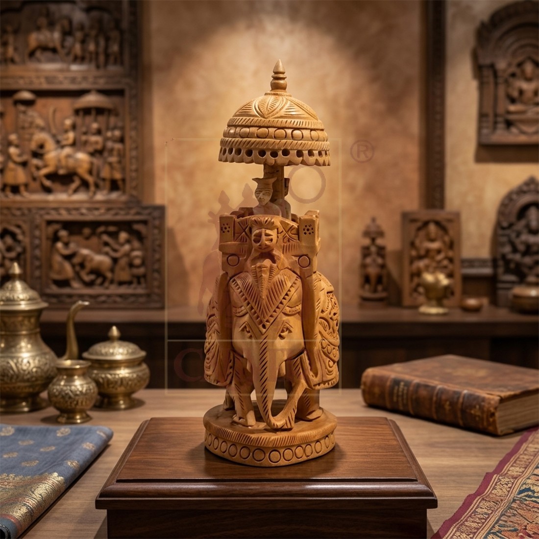 Oval Carving Ambari 6