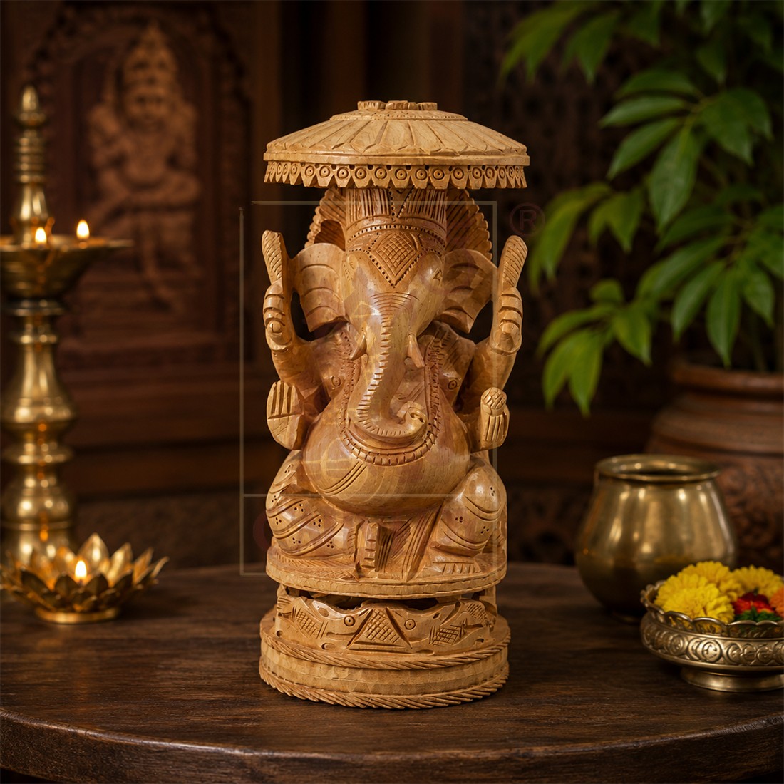 Chattar Ganesh 8"