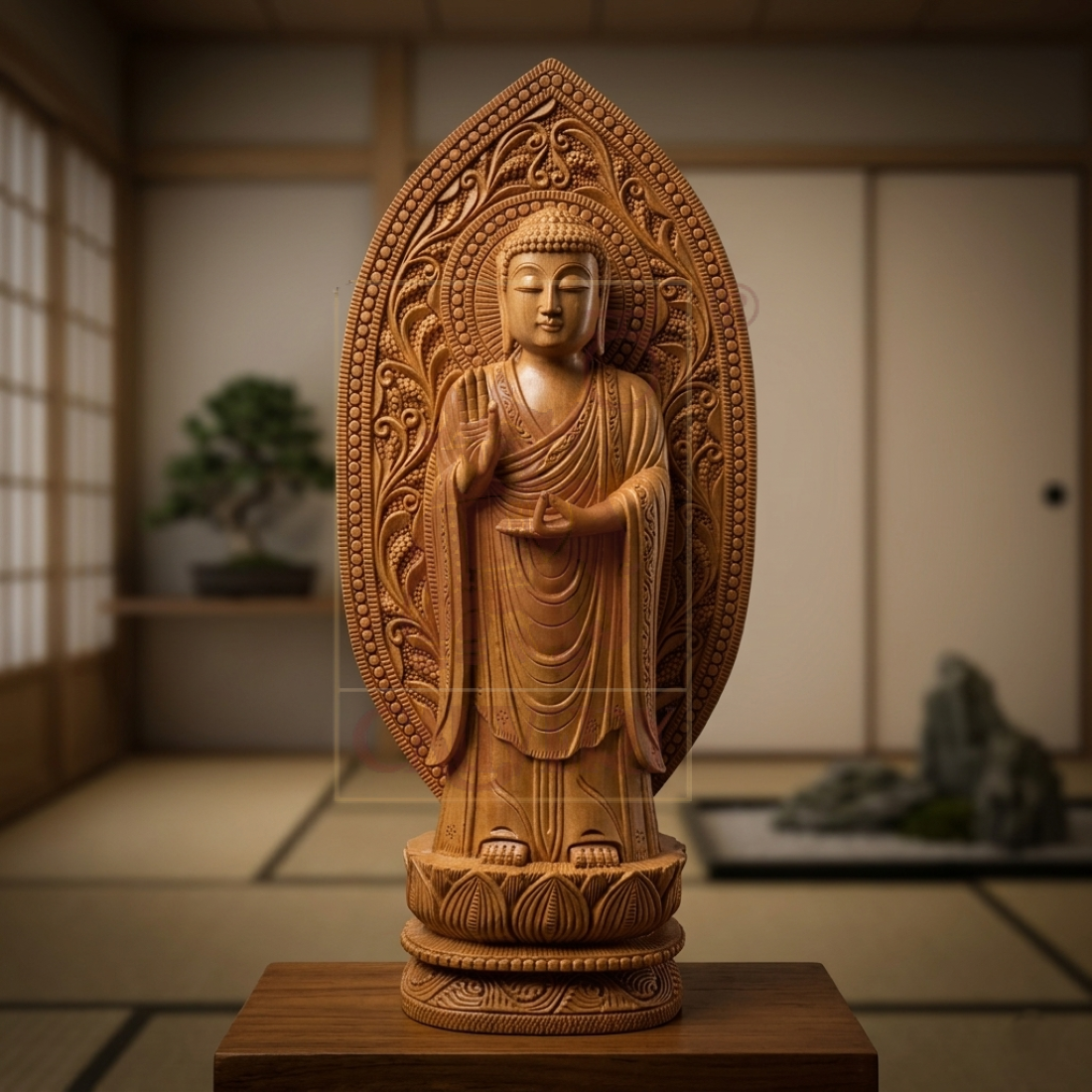 Buddha Standing Special With Leaf