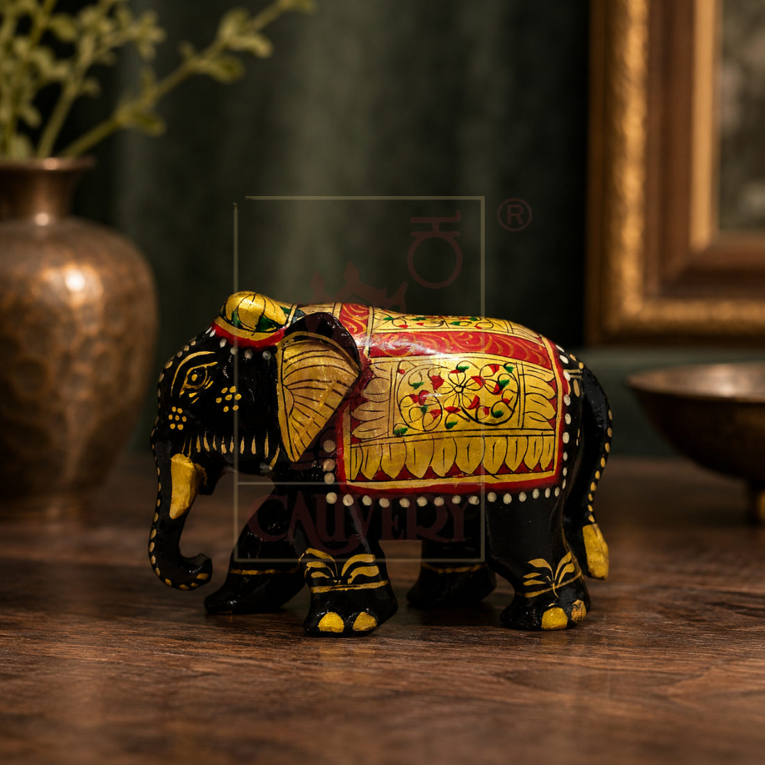 Elephant Painting Trunk Down 3