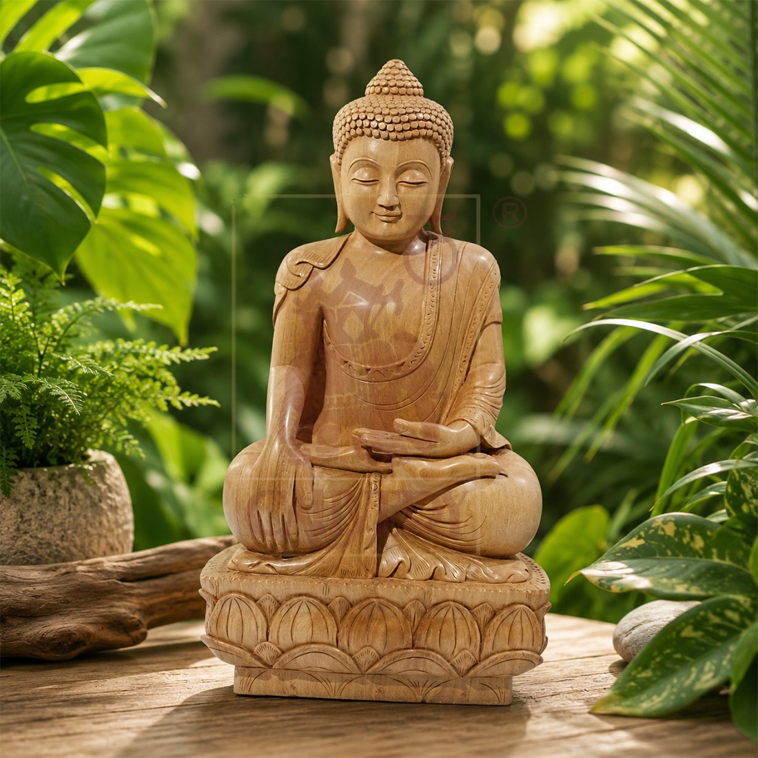 Buddha Sitting Fine 15"