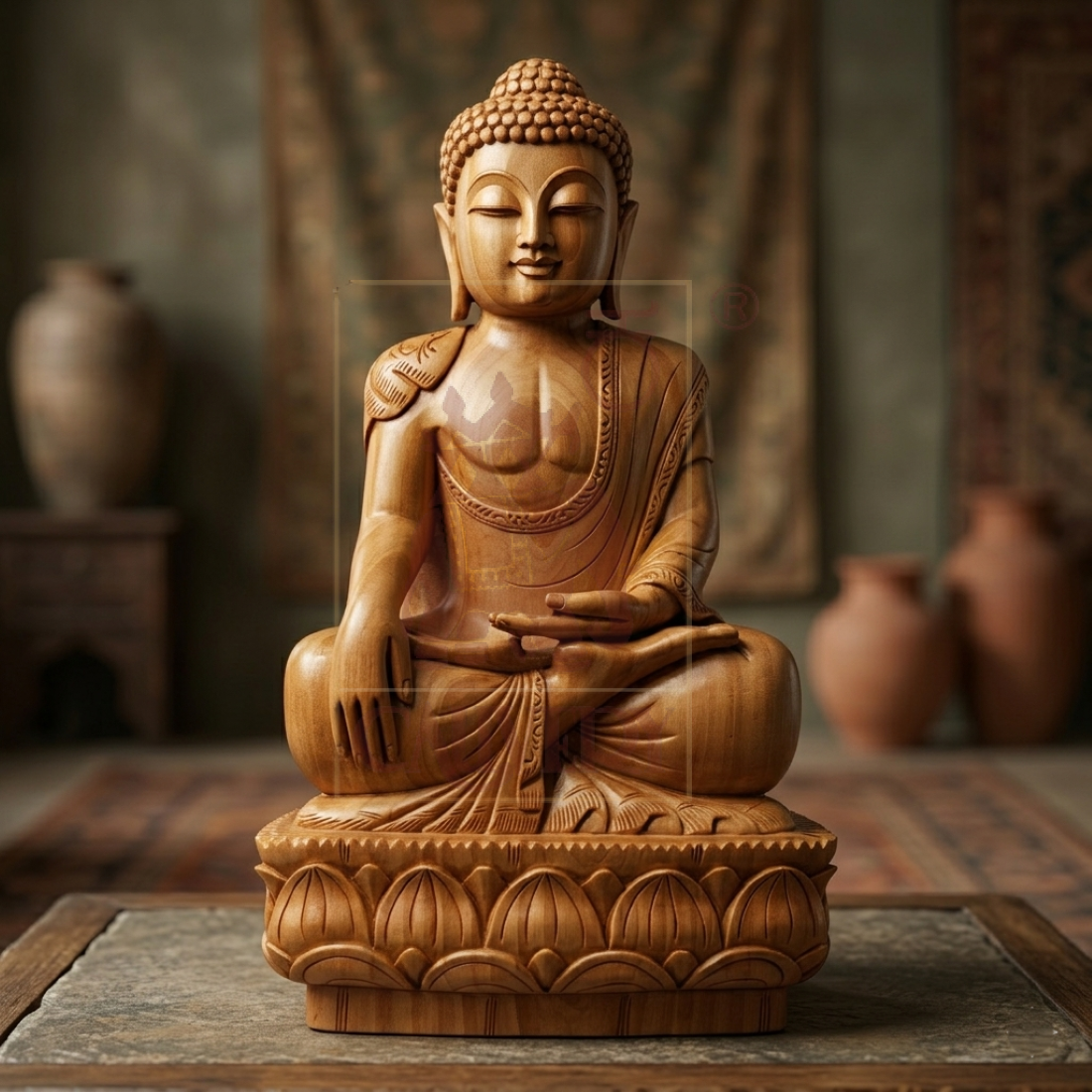 Buddha Sitting Fine 12"