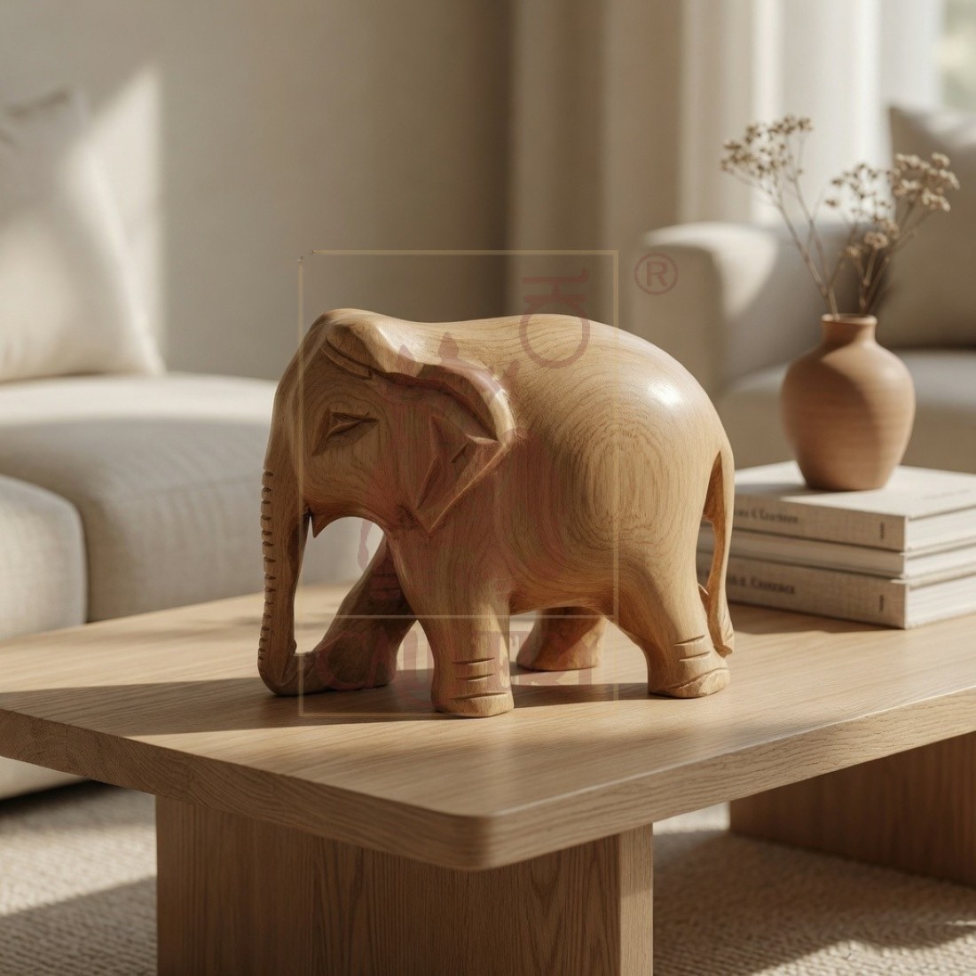 Plain Trunk Down Elephant 2