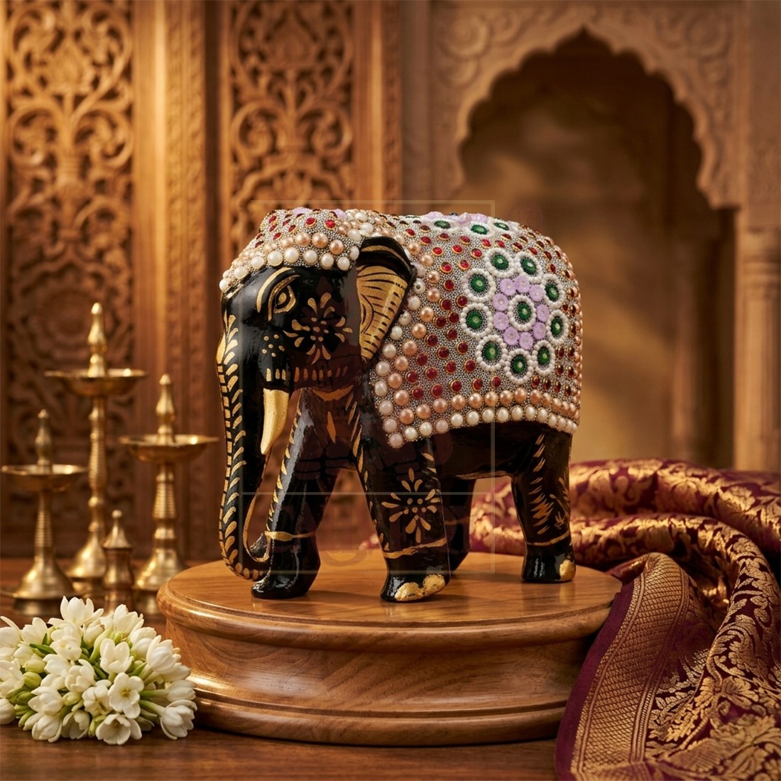 Moti Elephant Painted 5