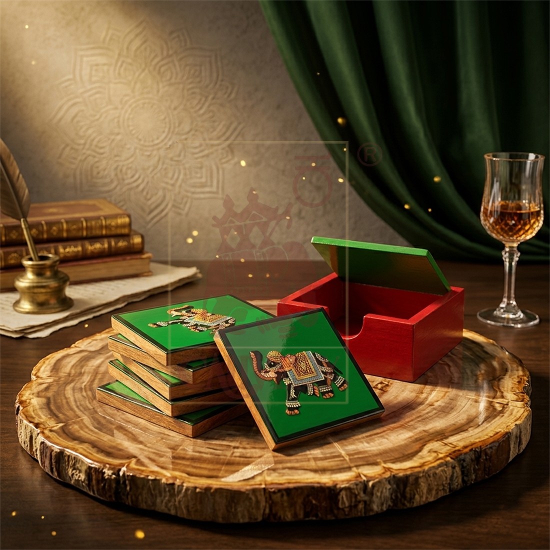Poster Set Figure Painted