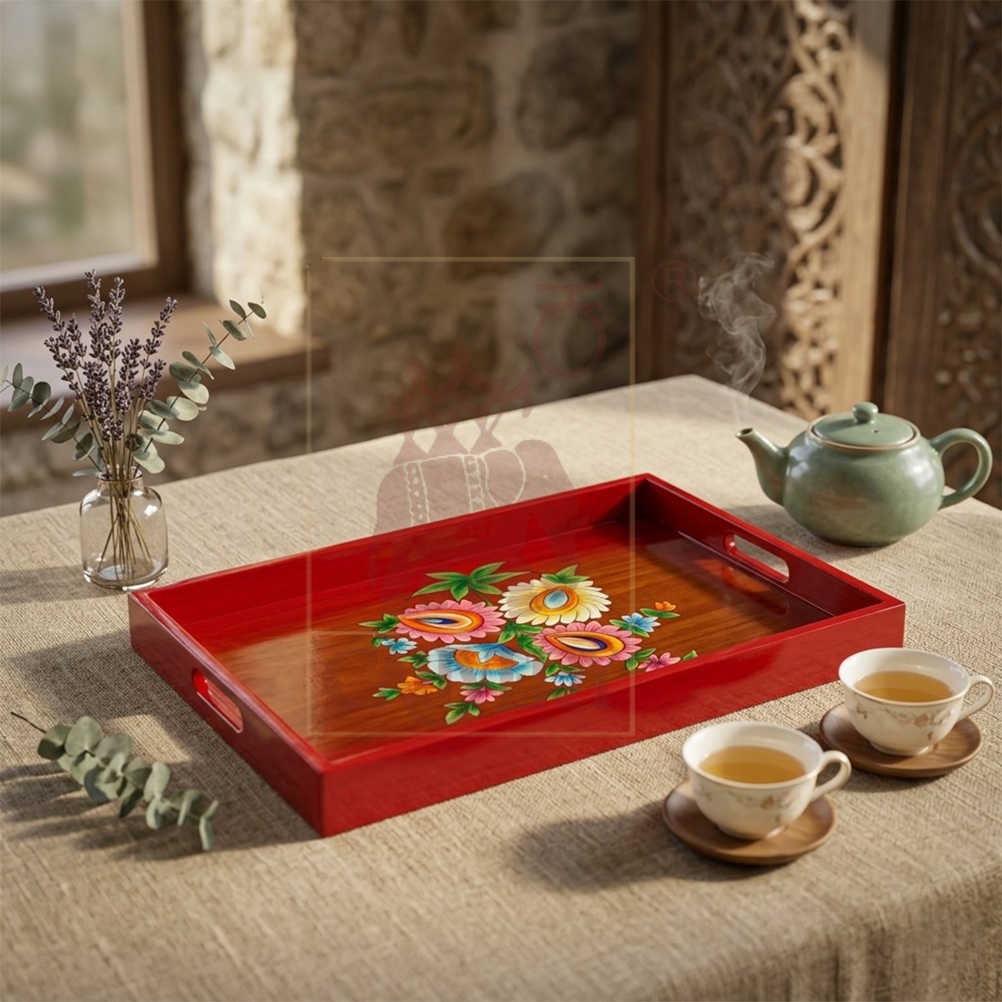 Service Tray Figure Painted 15