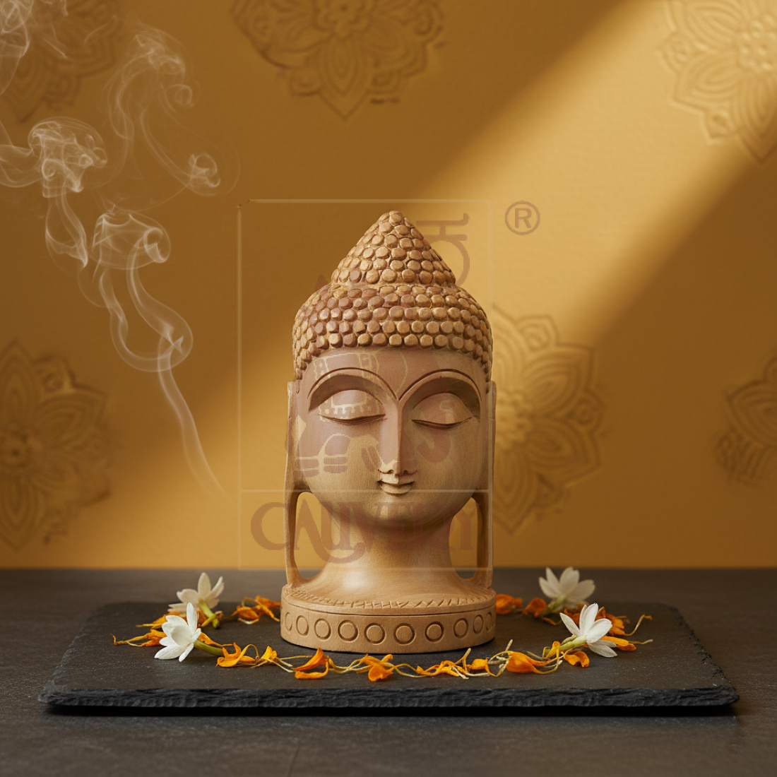 Buddha Head 5"