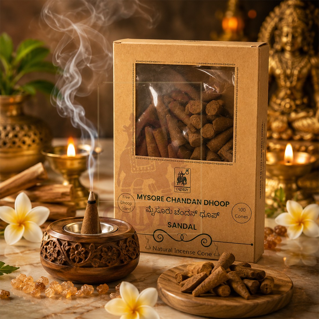 Mysore Chandan Dhoop Cones