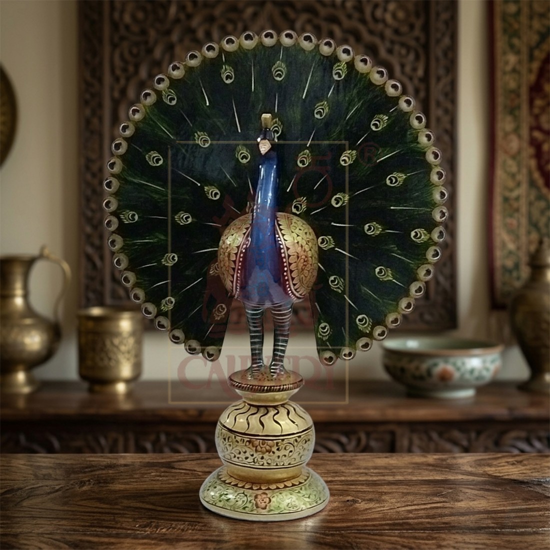 Peacock Painted 16