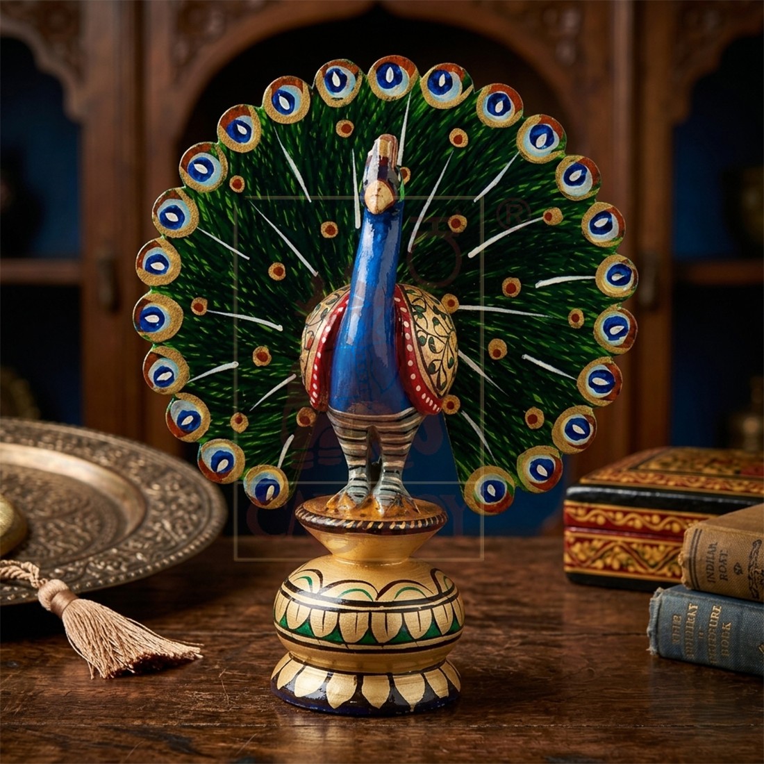 Peacock Painted 6