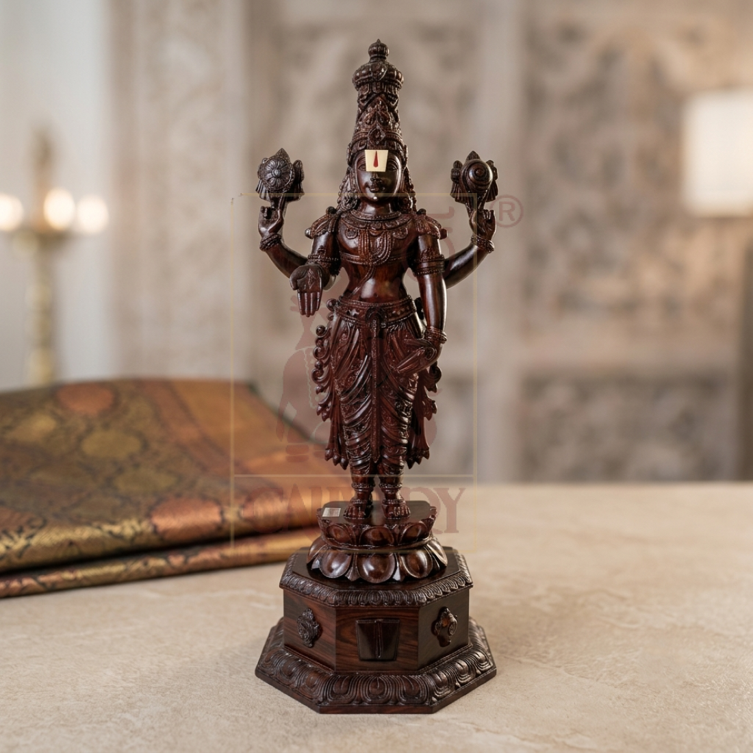 Rosewood Balaji with Base 35"