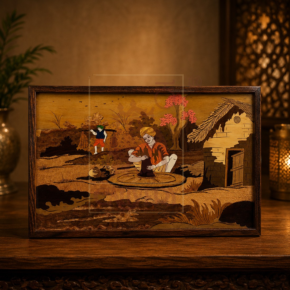 Rosewood Wall Frame - Potter 13"x21"