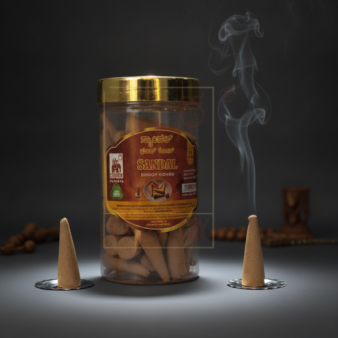 Sandal Dhoop Cones (50 gms)