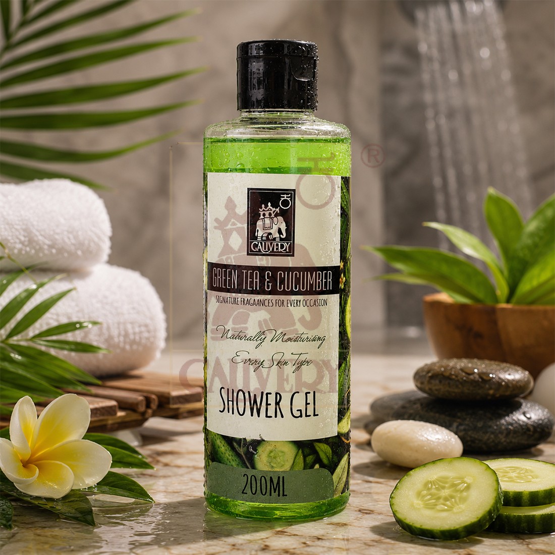 Shower Gel - Greentea & Cucumber (200 ml)