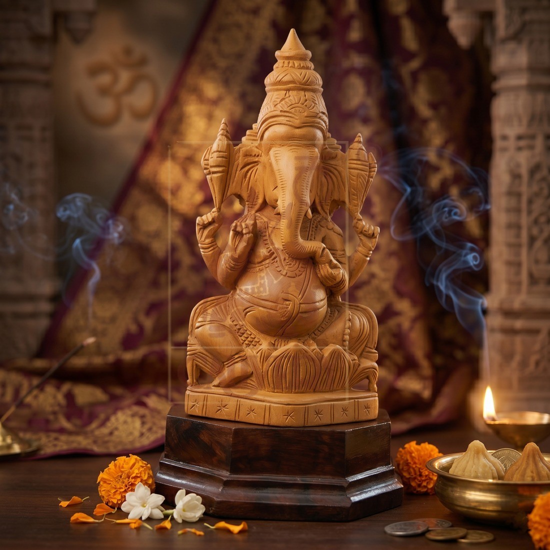 Sandalwood Figure Ganesha