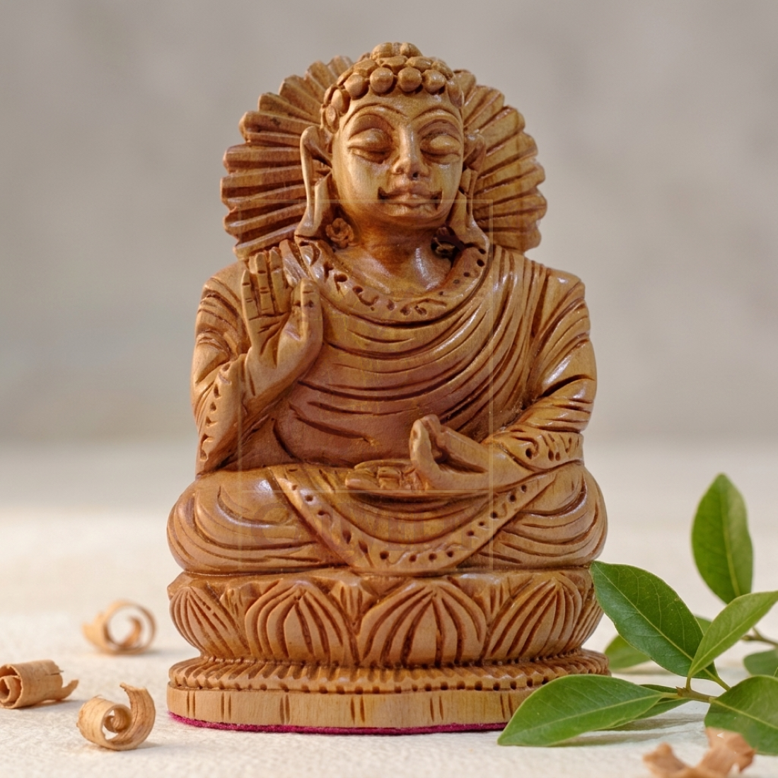 Sandalwood Buddha 3"