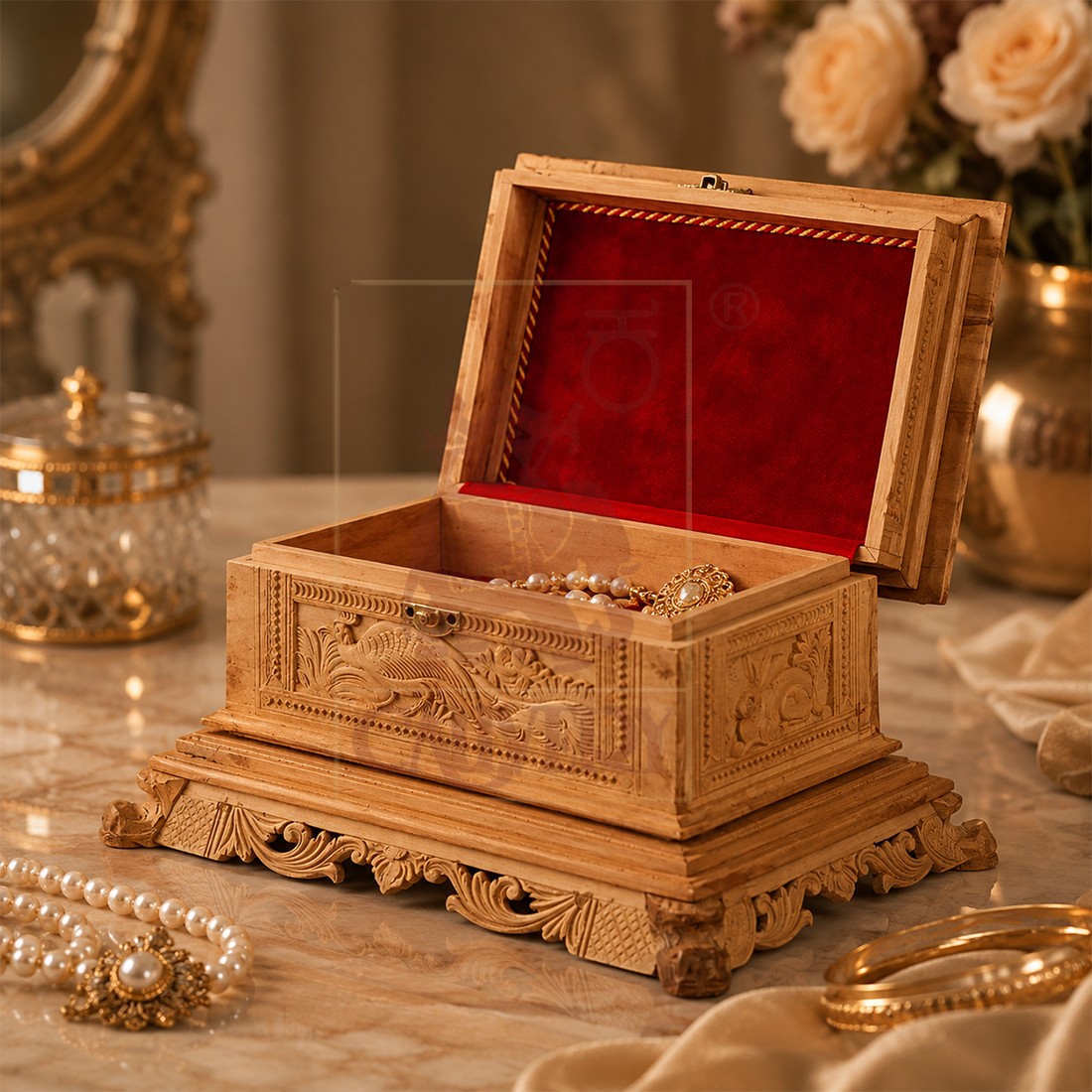 Sandalwood Box 7"x5"