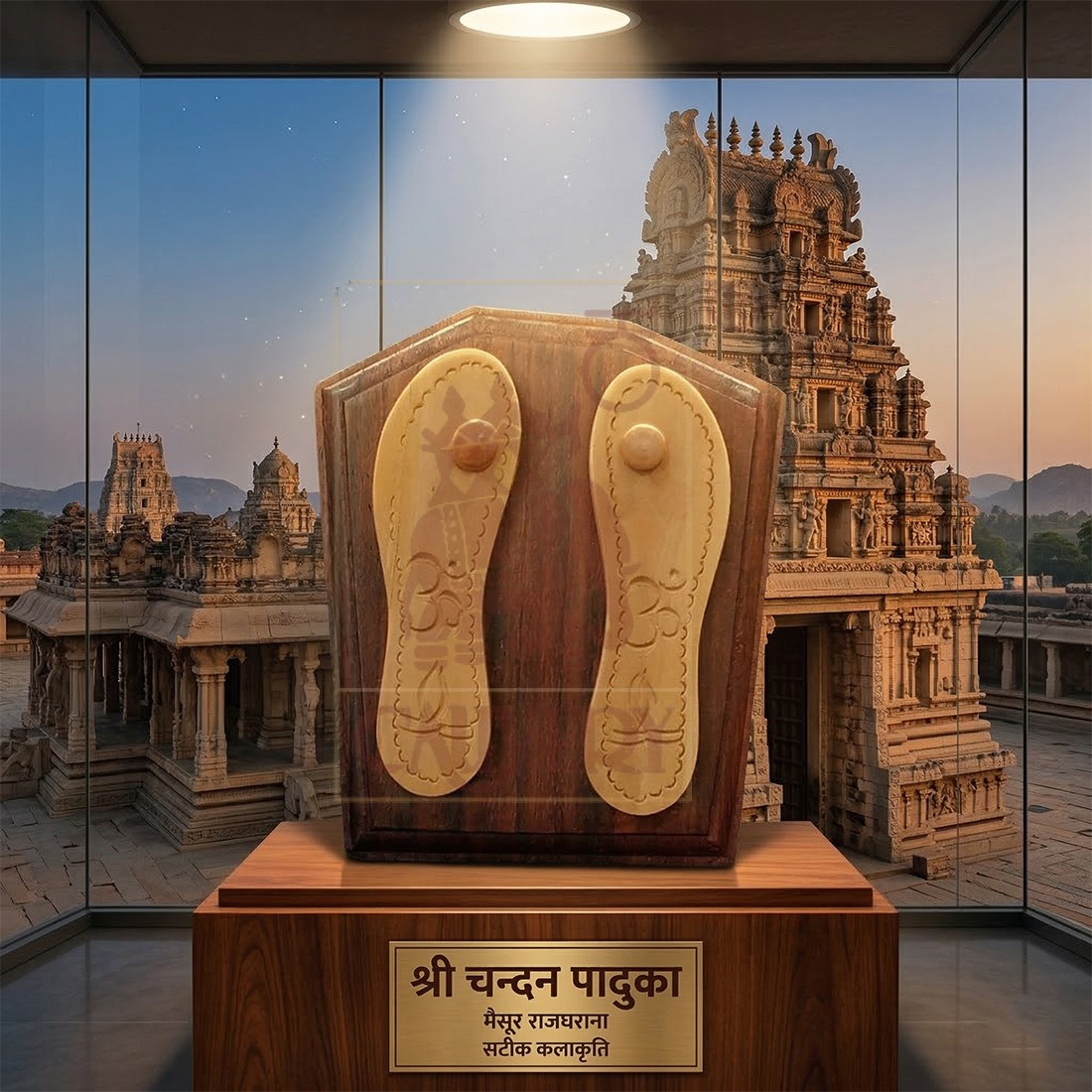 Sandalwood Paduka
