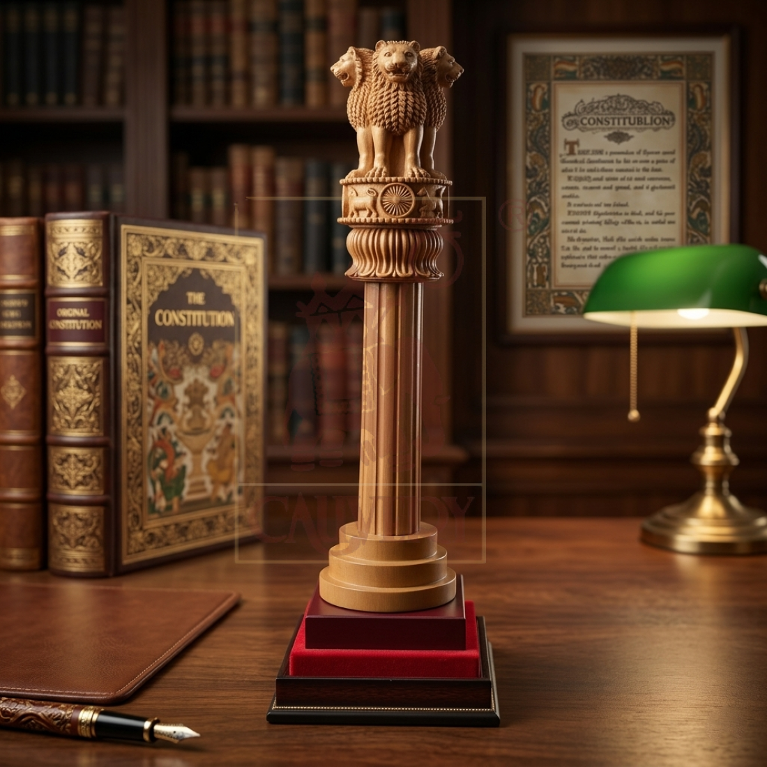 Sandalwood Ashoka Pillar 16"