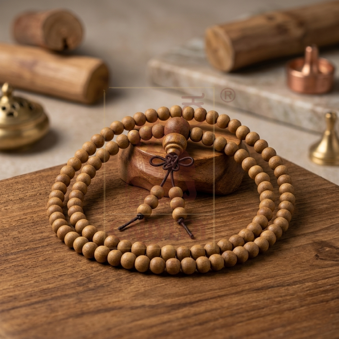 Sandalwood Mala 4mm