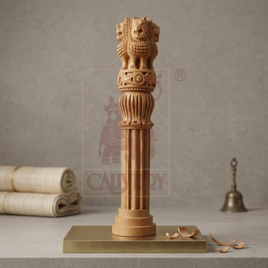 Sandalwood Ashoka Pillar 8"